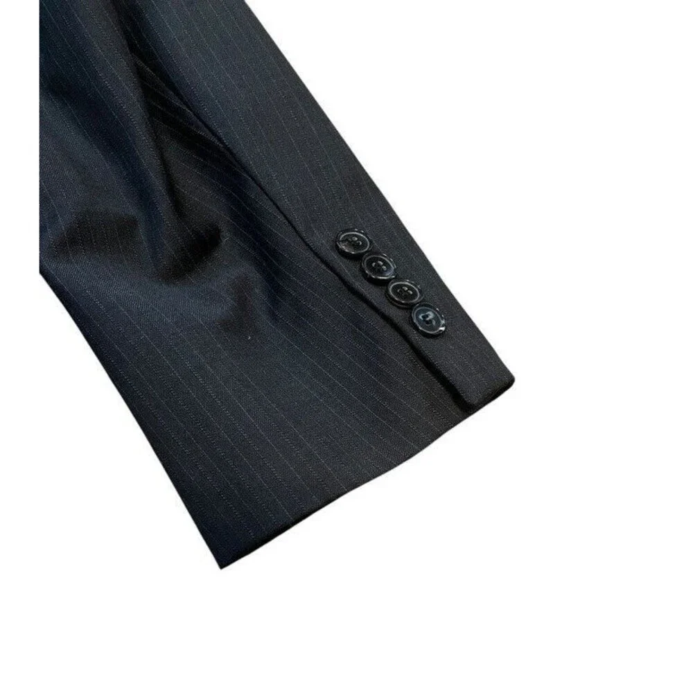 Hugo BOSS Rossellini Cinema Pinstripe Three Button Wool Sport Coat Mens Size 38R